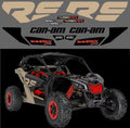 UTV Graphics Decals Stickers for Can-Am Maverick XRS - Turbo RR - 2UP
