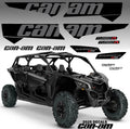 UTV Graphics Decals Stickers for Can-Am Maverick X3 XDS - Turbo R - 4UP